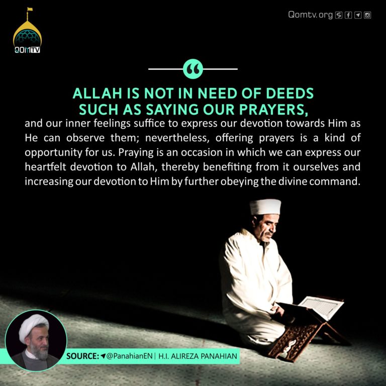 Allah is Not Need of Deeds (Alireza Panahian)