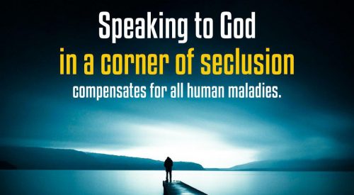 Speaking to God Corner to Seclusion