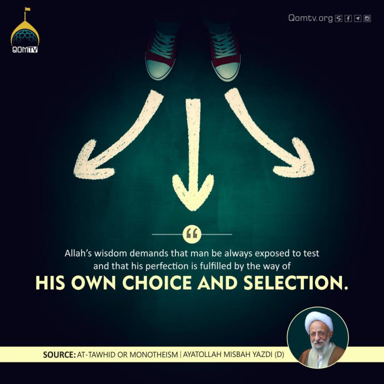 Man's Own Choice and Selection (Ayatollah Misbah Yazdi)