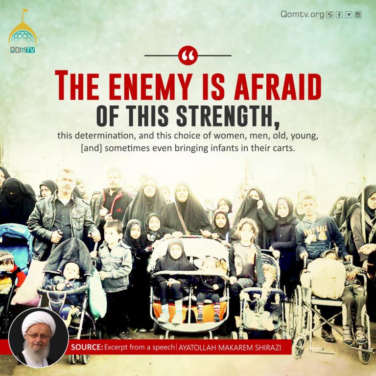 Enemy is Afraid of this Strength: Arbaeen Walk