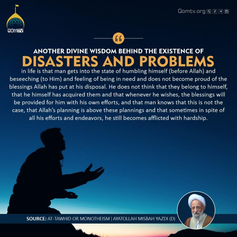Disasters and Problems (Ayatollah Misbah Yazdi)