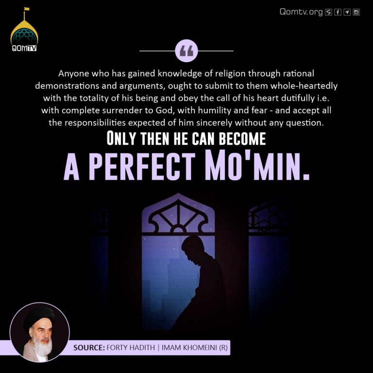 Perfect Momin (Imam Khomeini)