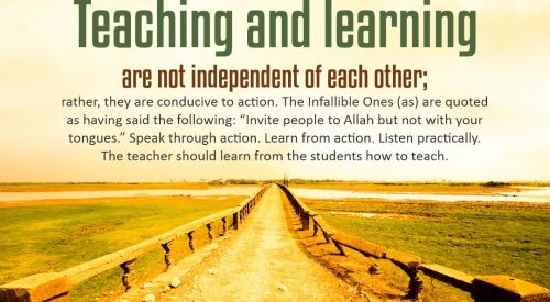 Teaching and Learning (Ayatollah Taqi Bahjat)