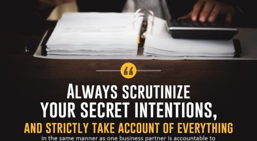 Always Scrutinize your Secret Intentions