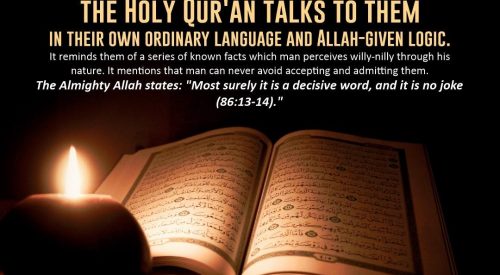 Holy Quran Talks to People