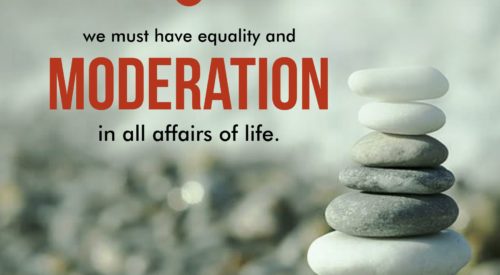 Equality and Moderation