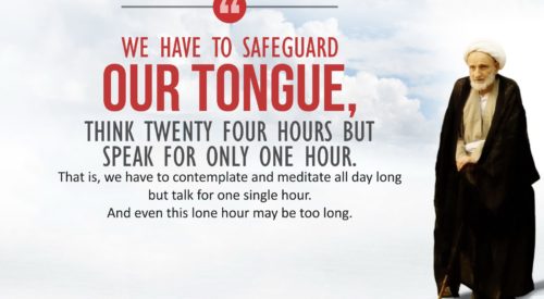 Safeguard our Tongue (Ayatollah Taqi Bahjat)