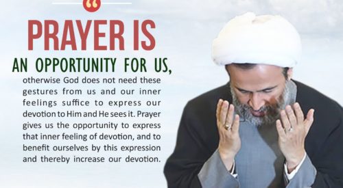 Prayer an Opportunity for us (Alireza Panahian)